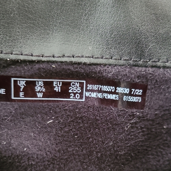 New Clarks Women's Clarkwell Hall Fashion Boot Leather Black Size 9.5W - Picture 11 of 13